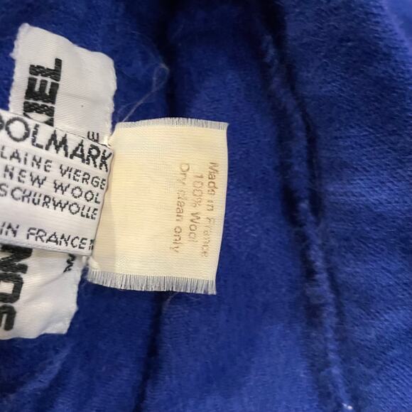 Sonia Rykiel Blue Wool Midi Skirt (Made in France) - Picture 9 of 9